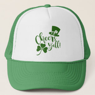Cheers Yall St Patrick's Day Irish Parade or Party Trucker Hat