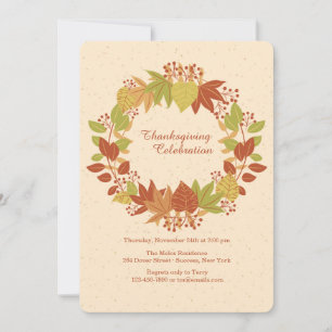 Cheery Autumn Invitation