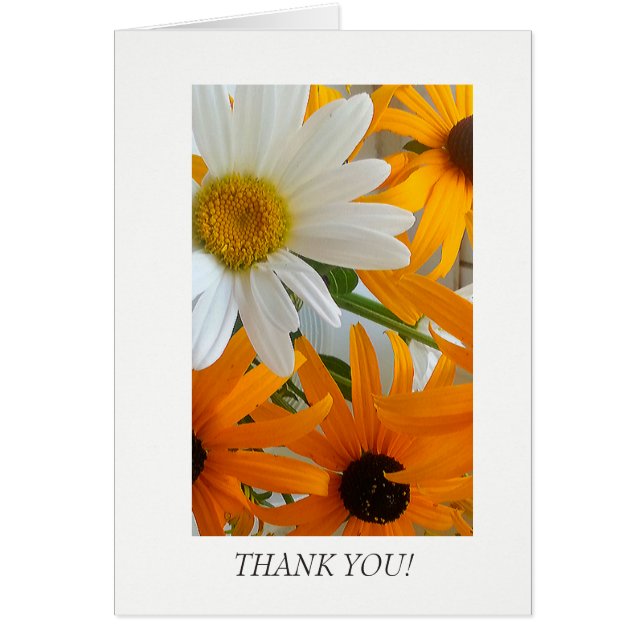 Cheery daisy "thank you" for all occasions (Front)