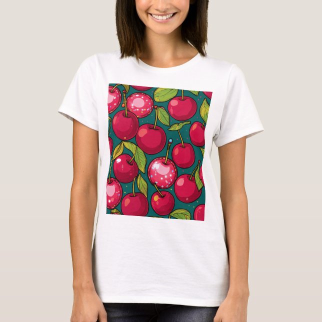 **"Cheery Design T-Shirt – Brighten Your Day with  (Front)