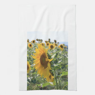 Cheery Italian Sunflower Kitchen Towel