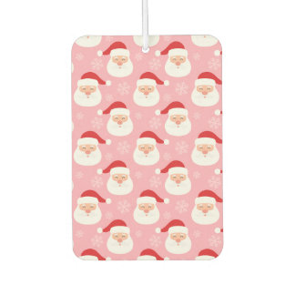 Cheery Santa Faces Air Freshener