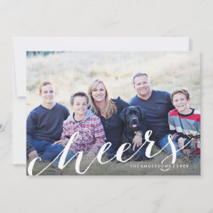 Cheery Sparkler Holiday Photo Card