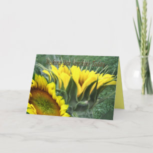 cheery Sunflower- customize Card