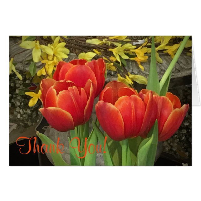 Cheery Tulip Thankyou (Front Horizontal)
