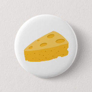 Cheese 2 Inch Round Button