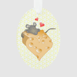 Cheese and Mouse Ornament