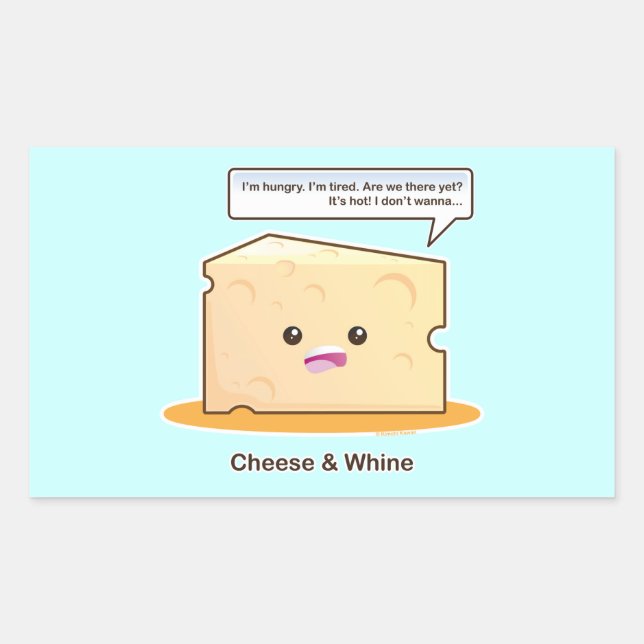 Cheese and Whine Sticker (Front)