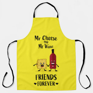 Cheese And Wine Lovers  Apron