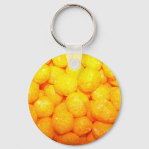 cheese balls keychain