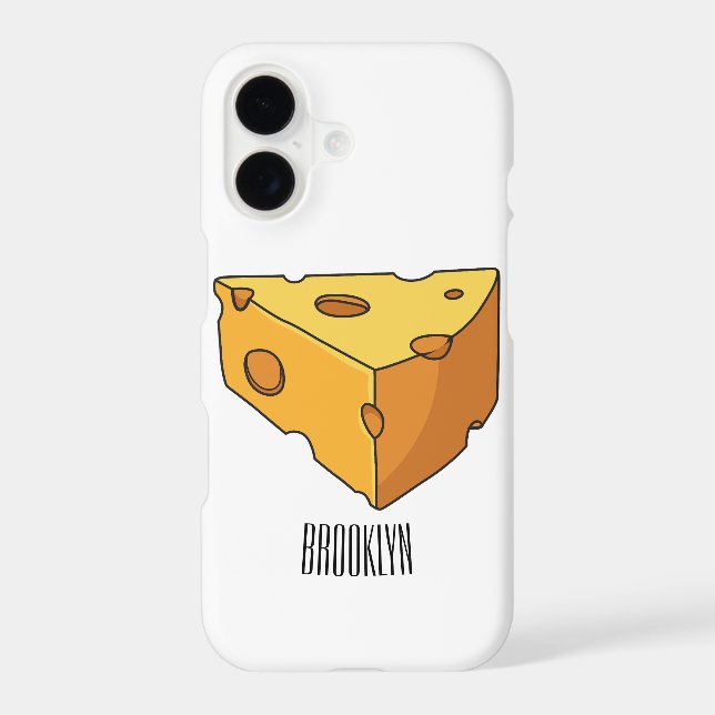 Cheese cartoon illustration  (Back)