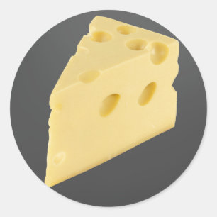Cheese Classic Round Sticker
