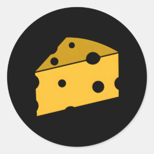 Cheese Classic Round Sticker