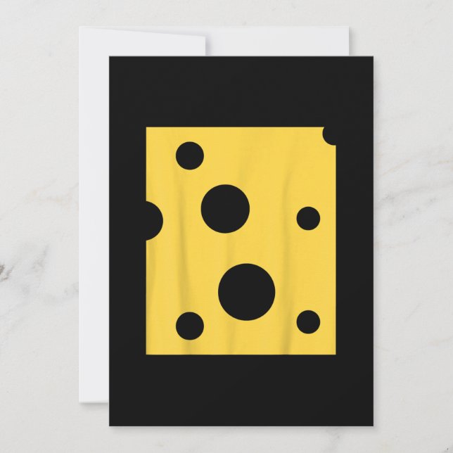 Cheese Cute Cheap Halloween Costume Matching Wine Holiday Card (Front)