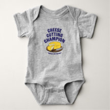Cheese Cutting Champion Baby Bodysuit