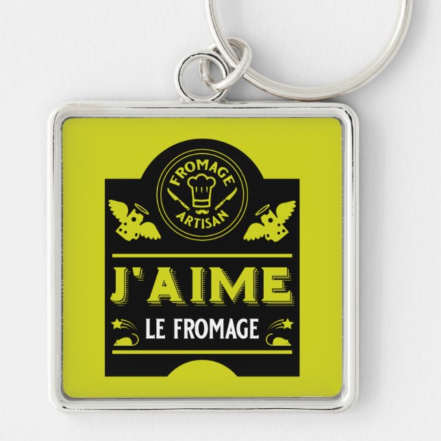 Cheese Eaters And Artisans Keychain (Front)