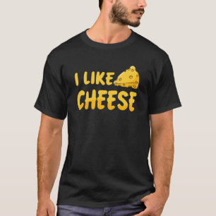 Cheese Foodie Milk Food Dairy Flavour Humour Lik T-Shirt
