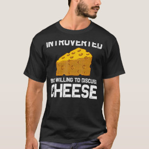 Cheese For Men Women Ricotta Cheese I Love Cheese T-Shirt