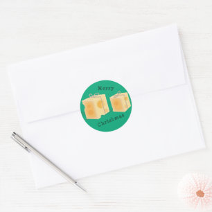 Cheese Gift Boxes Classic Round Sticker