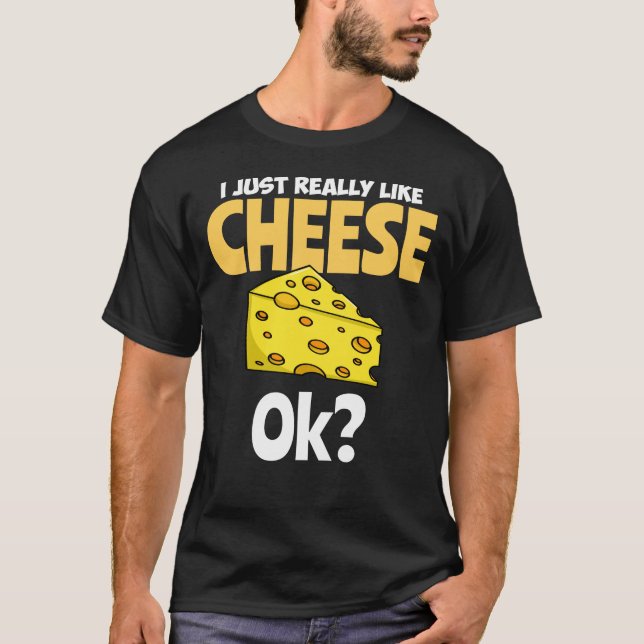 Cheese Gift Swiss Grilled Cheesy Cheddar T-Shirt (Front)