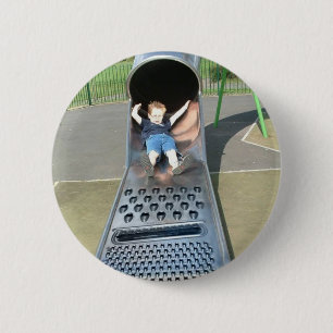 Cheese Grater Slide 2 Inch Round Button
