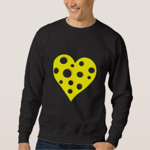Cheese Heart Swiss Cheddar Gouda Brie Feta Dairy F Sweatshirt