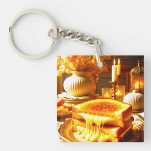 Cheese Heaven: The Ultimate Comfort Food Keychain