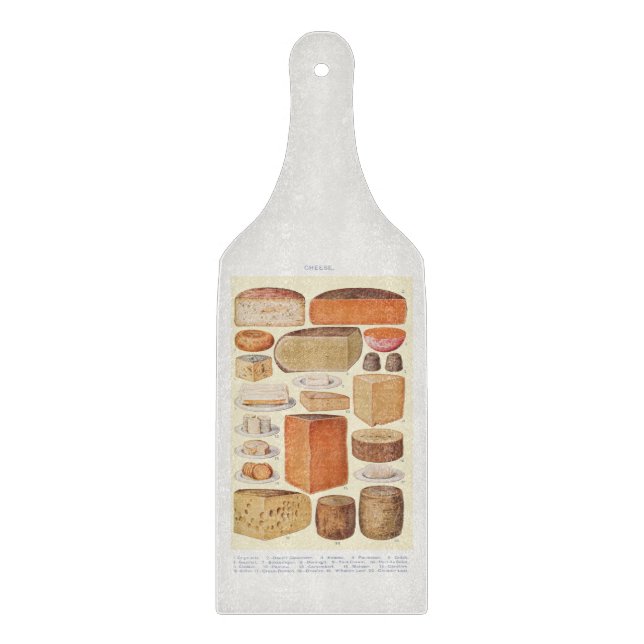 Cheese Illustration Charcuterie Board (Front)