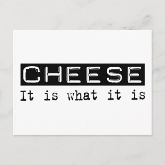 Cheese It Is Postcard