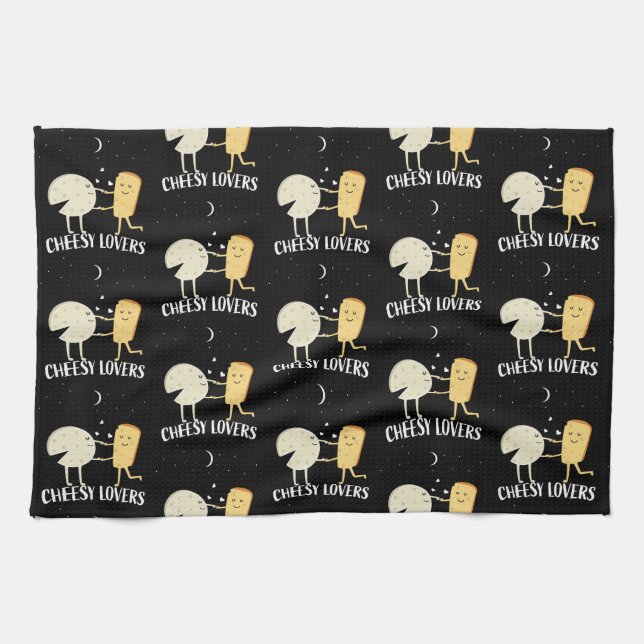 Cheese Lovers And Connoisseur  Kitchen Towel (Horizontal)