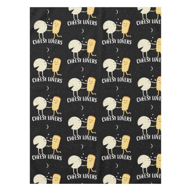 Cheese Lovers And Connoisseur  Tablecloth (Front)