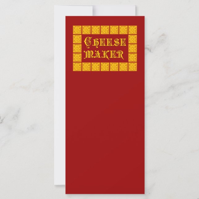 Cheese Maker Vintage Kitchen Art (Front)