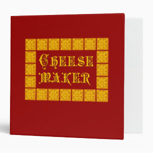 Cheese Maker Vintage Kitchen Art Binder