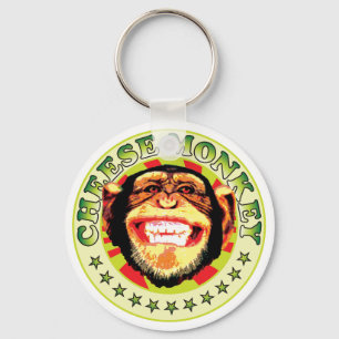 Cheese Monkey Keychain