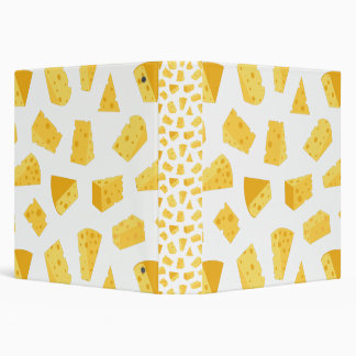 Cheese Pattern Print Binder