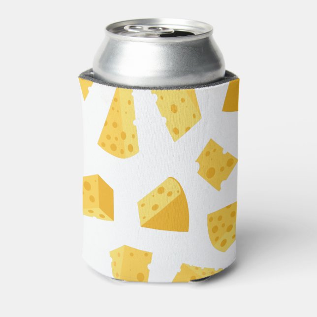 Cheese Pattern Printed Can Cooler (Can Back)