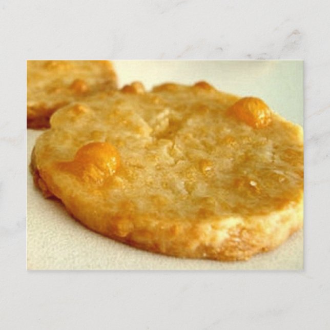 Cheese Pennies Recipe Postcard (Front)