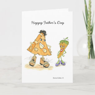 Cheese & Pepper Father's Day Card
