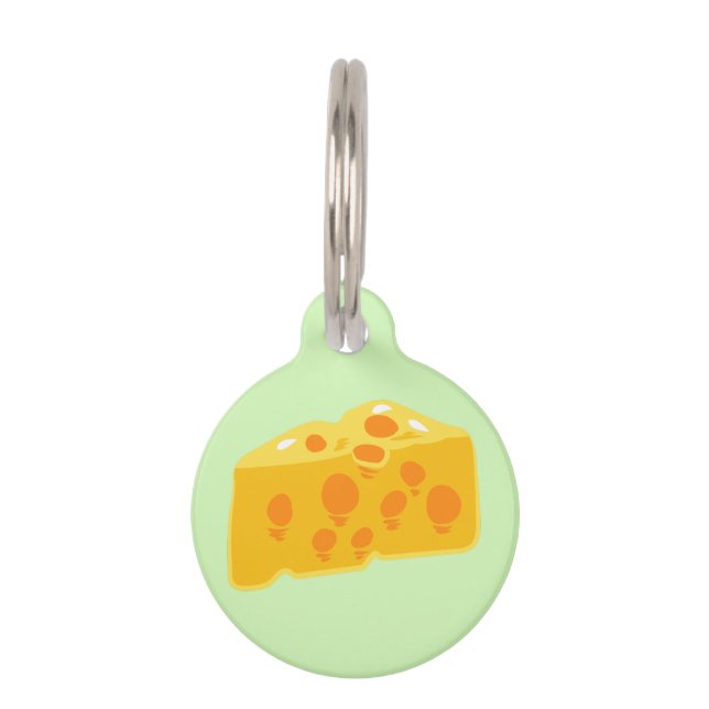 cheese pet tag (Front)