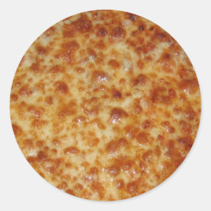 Cheese Pizza Classic Round Sticker