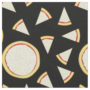 Cheese Pizza Cute Food Kids Fabric