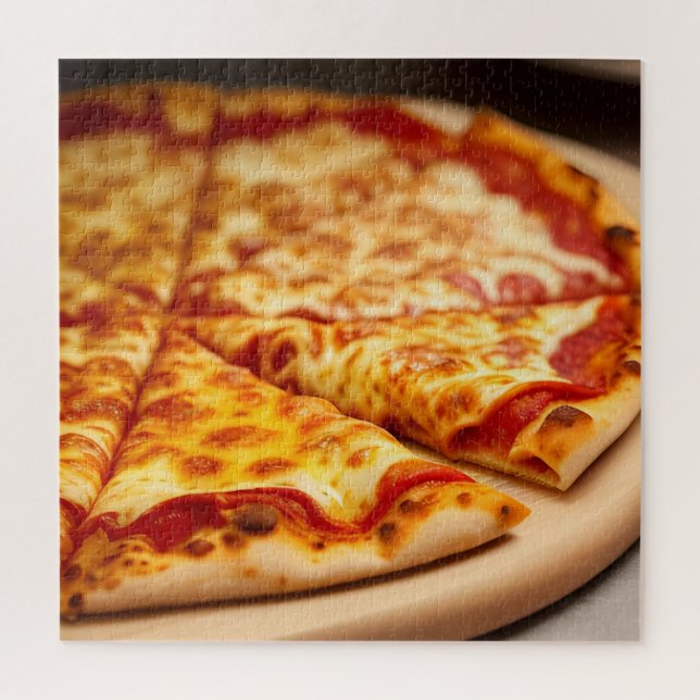 Cheese Pizza Jigsaw Puzzle (Vertical)