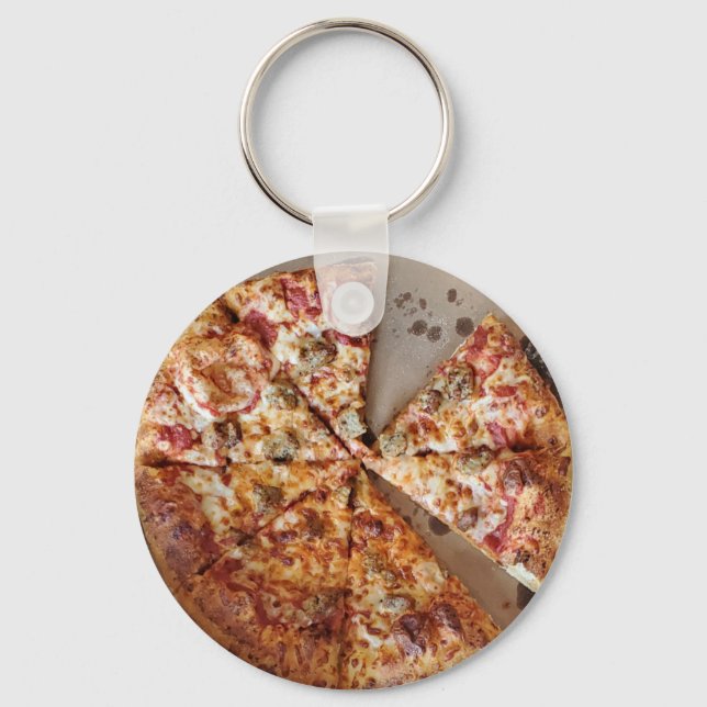 Cheese Pizza Keychain (Front)