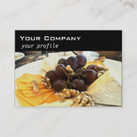 cheese platter with grapes