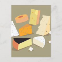 cheese please postcard