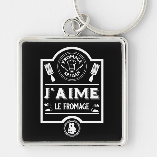 Cheese Producer Keychain (Front)