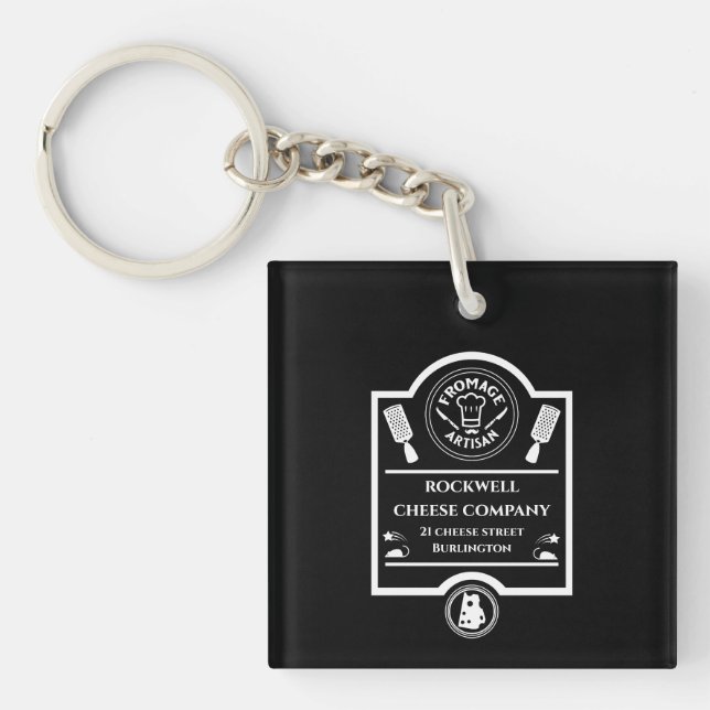 Cheese Producer Keychain (Front)