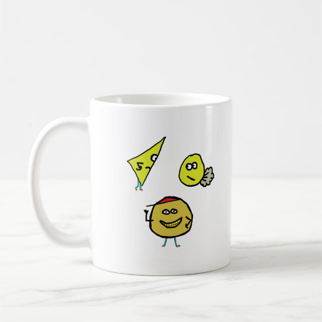 Cheese Puns Coffee Mug (Left)