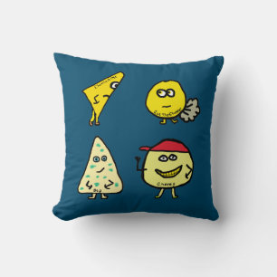 Cheese Puns Throw Pillow