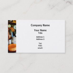 Cheese, Sausage and Scale Business Card